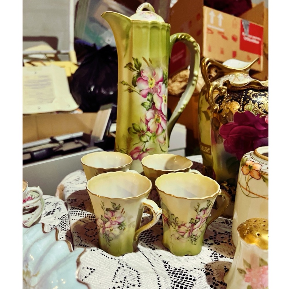 Hand Painted Nippon Tea Set